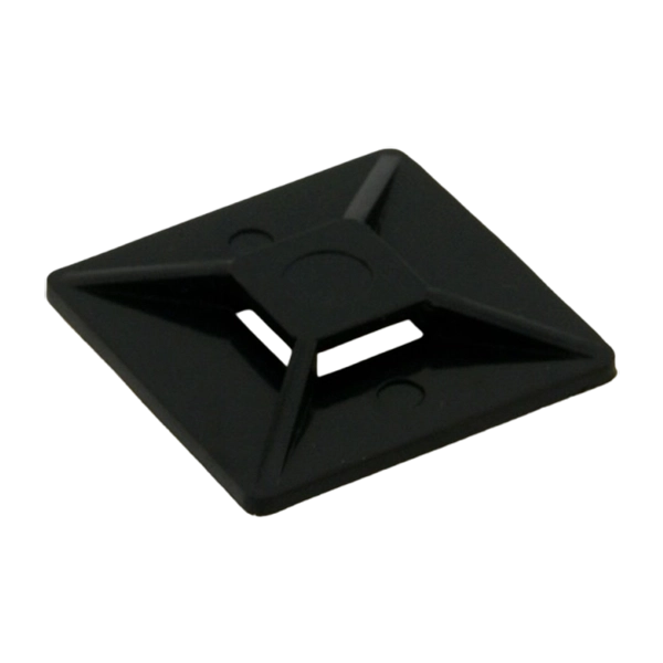 Bassette adesive per fascette colore NERO KASTOM